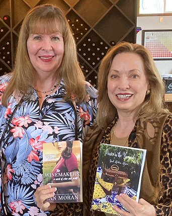 Gail and author, Jan Moran, February 25, 2024