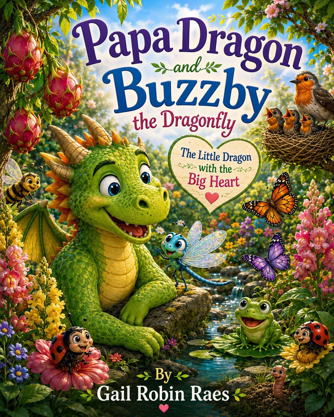 Cover of Papa Dragon and Buzzby the Dragonfly