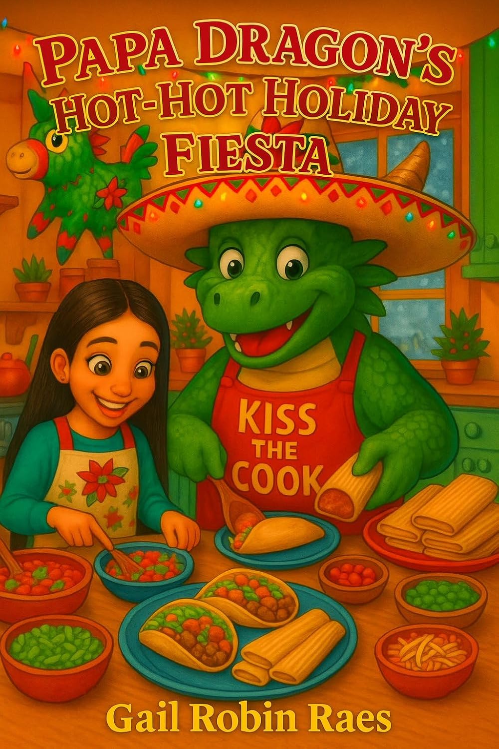 Cover of Papa Dragon’s Hot-Hot Holiday Fiesta