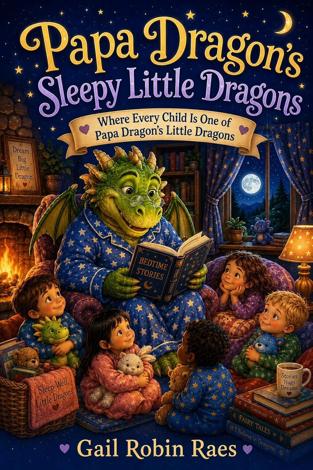 Cover of Papa Dragon’s Sleepy Little Dragons